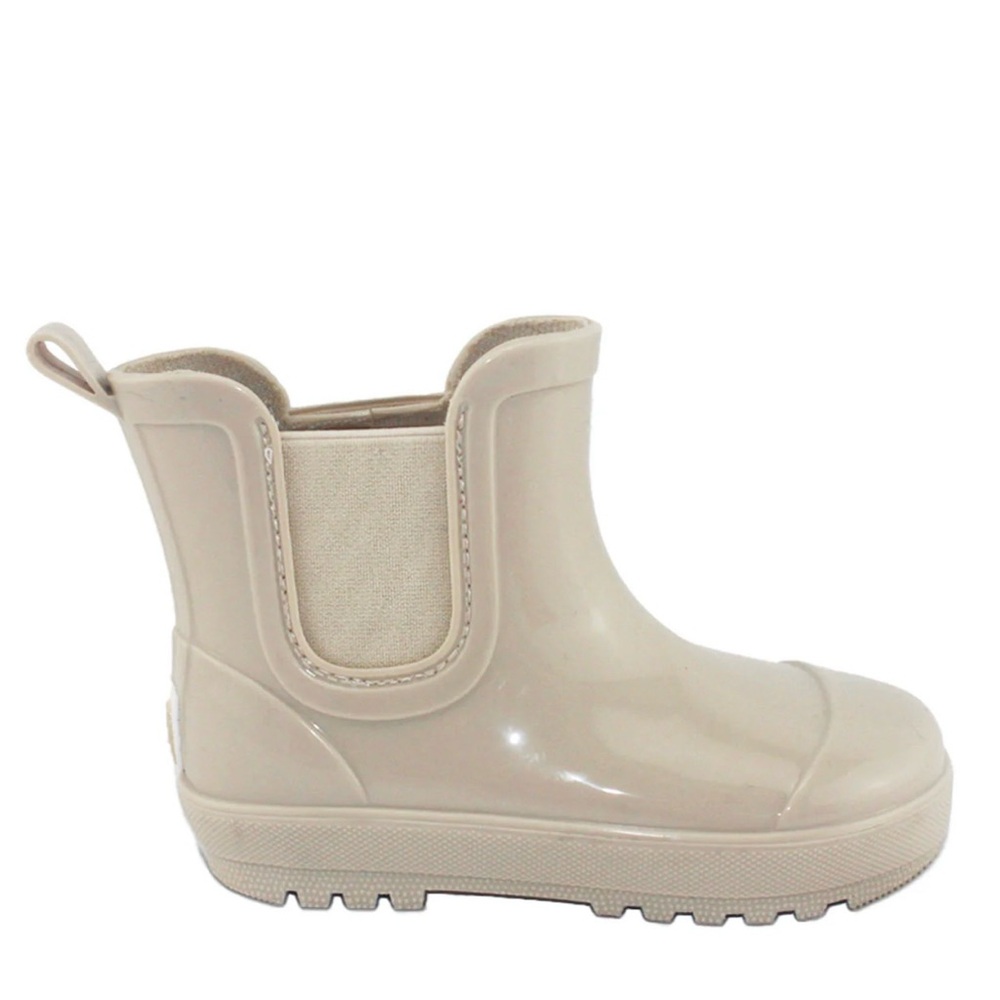 BearPaw Kids Cream Rain Boots